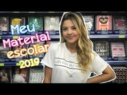 MEU MATERIAL ESCOLAR 2019 - JÚLIA GOMES