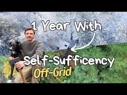 One Year With Self-Sufficiency Off-Grid | Alone In The Forest