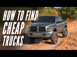 My Tips and Tricks to Find Cheap Used Trucks