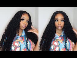 🔥 30 INCH 5x5 LOOSE DEEP WAVE WIG | BLACK MOON HAIR