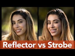 Outdoor Portrait Reflector vs Strobe Challenge #outdoorportraits #portraitphotography