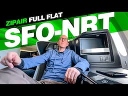 SFO to NRT in Zipair 787-8 Full Flat business class