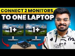 How To Connect Two Monitor In One Laptop | Orei HDMI Splitter Extender | USB & USB-C to HDMI Adapter