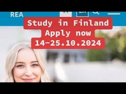 APPLY NOW || Study in Finland || Hospitality management and service design || Admission Open ||