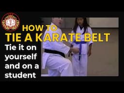 How to Tie a Karate Belt