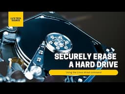 Securely Erase a Hard Drive