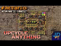 Upcycle Anything Parametrised Blueprint ⚙️ Factorio Space Age 🚀  Ep43 🏭 Lets Play