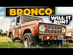 Abandoned 1974 Ford Bronco, Will It Run After 35 Years?! | Turnin Rust