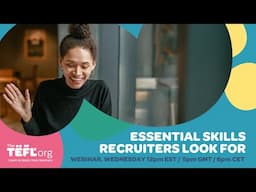 Essentials skills recruiters look for in EFL teacher applicants