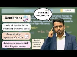 Dental Products | Role of fluoride in treatment of dental caries | Desensitizing agents #dentalcare