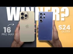 iPhone 16 Pro Max vs Samsung S24 Ultra - A COMPLETE WINNER!