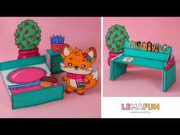 DIY Paper Toy Roxy the Fox | Fun crafts to make at home with kids