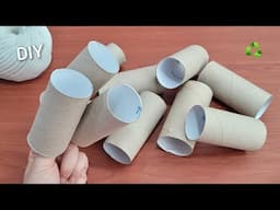 Do Not Throw Away Paper Rolls, Look What I Did with Them - Really Useful craft ideas