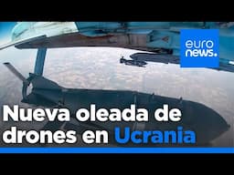 Rusia lanza una oleada de drones nocturnos en Ucrania