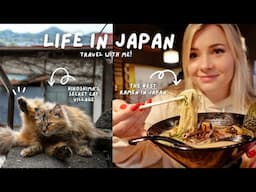 JAPAN VLOG: I found the BEST Ramen + Hiroshima's Secret Cat Village 🍜✨