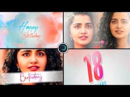 New Trending Reel birthday Video Editing in Alight Motion Instagram trending videos free editing