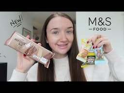 TASTE TESTING 'NEW IN' SNACKS FROM M&S | JAN 2025