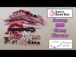 Sam's Bead Box | January 2025 | Cherry Blossoms #samsbeadbox #beading #diybeadedjewelry