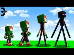 EVOLUINDO COMO ENDERMAN NO MINECRAFT!! (Ciclo de Vida)