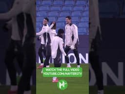 Courtois NUTMEGS Bellingham in Real Madrid training 👀😂