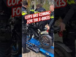 COPS vs E-BIKES  🤯🚔 #short