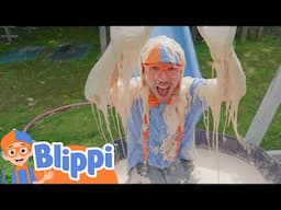 Fizzy, Flying Science Experiment's with Blippi | Kids Cartoons | Party Playtime!