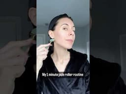 My 1 Minute Jade Roller Routine #jaderoller #facialmassage #faceyoga