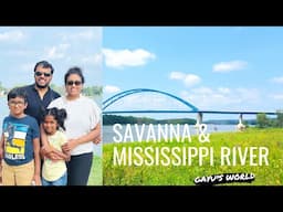 Mississippi River - USA | Savanna - Illinois | Bellevue - IOWA || US-52 Scenic drive || Gayu's World