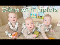 24hrs with Triplets | 1st Birthday Preparations DITL