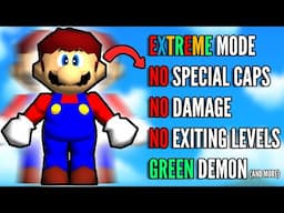 I Created The HARDEST Super Mario 64 Challenge... | IRONMARIO CHALLENGE