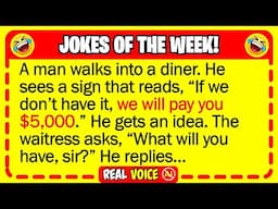 🤣 BEST JOKES OF THE WEEK! - There is a diner in New Orleans that advertises that...| Funny Dad Jokes