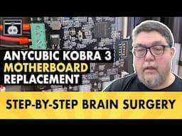 Fixing Anycubic Kobra 3 problems: easy motherboard replacement tutorial