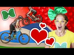 Riding Bikes and Valentines Day Party With Friends -  Adventures with Brecky Breck