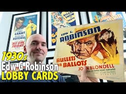 Collecting Rare Edward G Robinson Lobby Cards from 1930's Golden Age of Hollywood Movie Posters