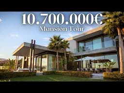 This 10.700.000€ Modern Masterpiece will Blow You Away! Sleek Interior Design & Luxurious Amenities!