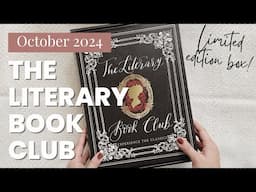 LIMITED EDITION Literary Book Club Box - October 2024