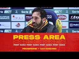 PRESS AREA | CASERTA NEL DOPO GARA DI FROSINONE-CATANZARO