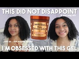 ONE PRODUCT WASH & GO FOR MOISTURE AND DEFINITION| NEW GARNIER HAIR HONEY JELLY