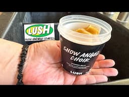 Lush ‘Snow Angel Choir’ gold shower jelly