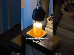 Comment récupérer une bougie ? La lampe chauffante !