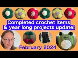 Completed projects and year long project updates - February 2024