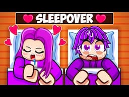 Dash & Ruby SLEEPOVER in Roblox!