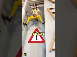 Don’t fall! Indoor obstacle courses..😮 #shorts