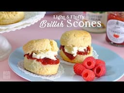 Light and Fluffy British Scones. Bake to Perfection!