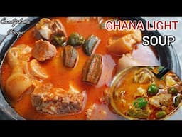 How To Make Ghana Light Soup Recipe/Assorted Meat Light Soup.