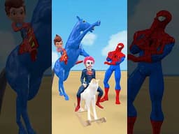 Siêu nhân nhện🕷️Spider-Man vs Superman | toy Horse Marvel #spiderman #superman #horse