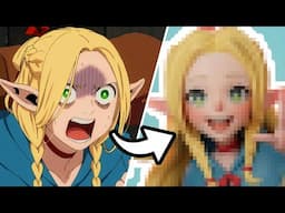 3D Character Time-lapse 🍰 Marcille Delicious In Dungeon 🍄 Dungeon Meshi 🥩