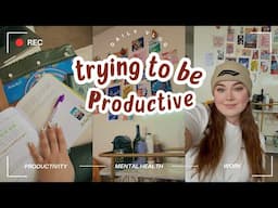 a failed productive day in the life | self-care log 002