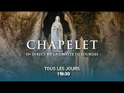 Le Chapelet depuis la Grotte de Lourdes - 10/02/2025