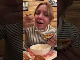 Eating famous Serbian food ćevapi u kajmaku! #serbianfood #kajmak #mukbang